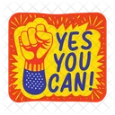 Motivando Empoderando Animando Icon