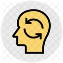 Motivation Concept Sync Head Icon