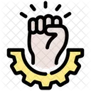 Motivation Hand Raise Icon