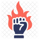 Motivation Power Fist Icon