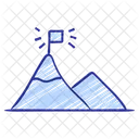 Camping Mountain Motivation Icon
