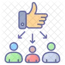 Motivation Empower Team Icon