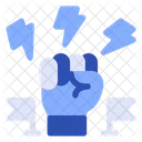 Motivation Fist Punch Icon
