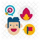 Motivation Success Achievement Icon