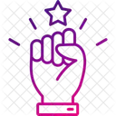 Motivation Fist Punch Icon