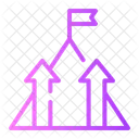 Motivation Growth Mountain Icon