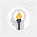 Motivation Torch Success Icon