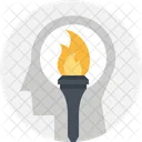 Motivation Torch Success Icon