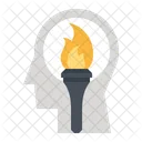 Motivation Torch Success Icon