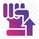 Motivation Arrows Hand Icon