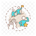Motivation Skill Line Manager Icon