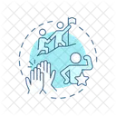 Motivation Skill Line Manager Icon
