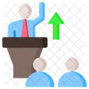 Motivational Speech Leader Motivational Icon
