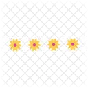 Motivo Floral Washitape Ilustracao Ícone