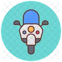 Motocicleta de policia  Icono