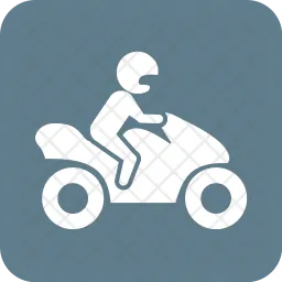 Motociclista  Ícone