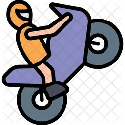 Motociclista  Icono