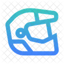 Motocross-Helm  Symbol