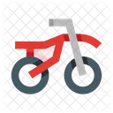 Motocross-Fahrrad  Symbol