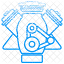 Motor Mechanic Elements Icon