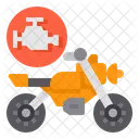 Motor de motocicleta  Icono