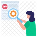 Otimizacao De Mecanismos De Busca SEO SEO Marketing Ícone