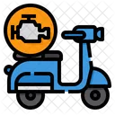 Motor de scooter  Icono