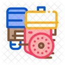 Engine Motor Kart Icon