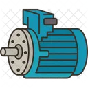 Motor Electrico Corriente Icono