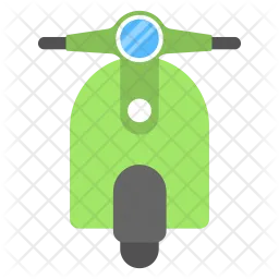 Motor Scooter  Icon