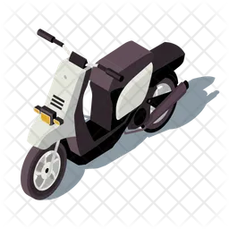 Motor Scooter  Icon