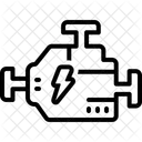 Motor Lauft Motor Symbol