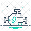 Motor Lauft Motor Symbol