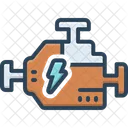 Motor Lauft Motor Symbol