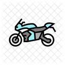 Motorbike Transport Color Icon