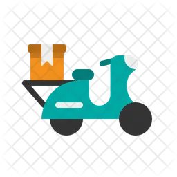 Motorbike Delivery  Icon