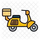Logistic Delivery Delivery Delivery Scooter Icon