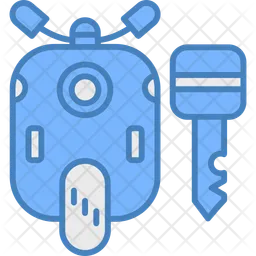 Motorbike Key  Icon