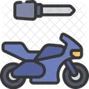 Motorbike Key Key Secure Icône