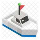 Motorboat Delivery Ship Cruise Ship Icon