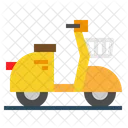 Motorcycle Scooter Transportation Icon