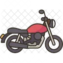 Motorcycle Biker Riding Icon