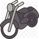 Motorcycle Chopper Bike Icon
