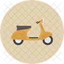Motorcycle Scooter Bike Icon