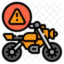 오토바이 경고  아이콘