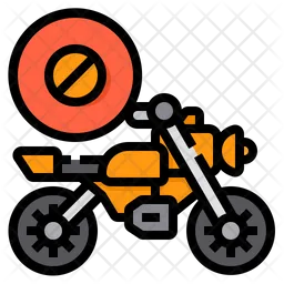 Motorcycle Ban  Icon