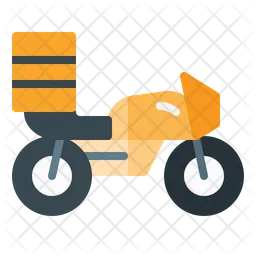 Motorcycle Delivery  Icon
