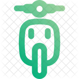 Motorcycle front view  Icon