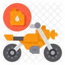Motorcycle Fuel  Icon
