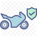 Motorcycle Insurance Motorcycle Security Bike Insurance Icon